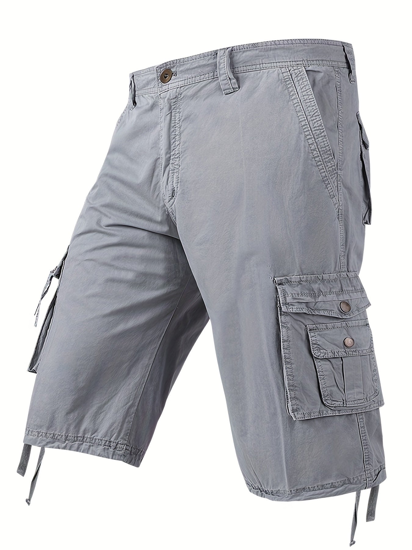 Men's Camo Print Cargo Shorts for Spring/Summer