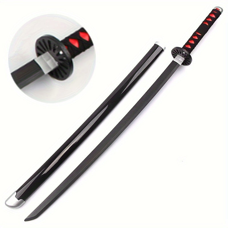 Katana Anime Sword Samurai Cosplay Sword & Red Wooden Sword Toy