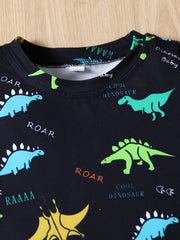 Baby Boys Suit Split T-shirt and Shorts Set