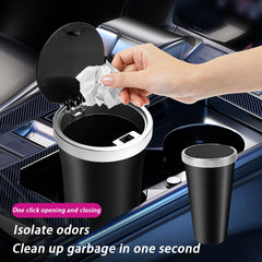 Multifunctional Car Storage Box Car Trash Can