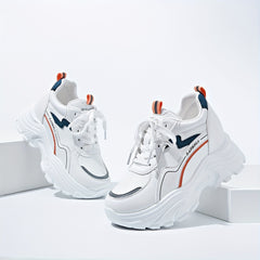Women's Thick Bottom Sport Shoes Lightweight Non slip Chunky Sneakers