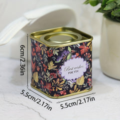 8pcs Closed Metal Storage Jars Medicine Storage Containers
