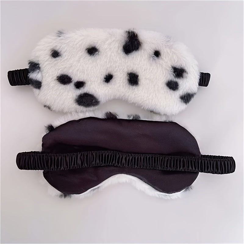 Colorful Leopard Printed Eye Mask for Travel Rest Nap Yoga