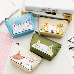 Cute Cat Coin Purse Key Bag for Girls