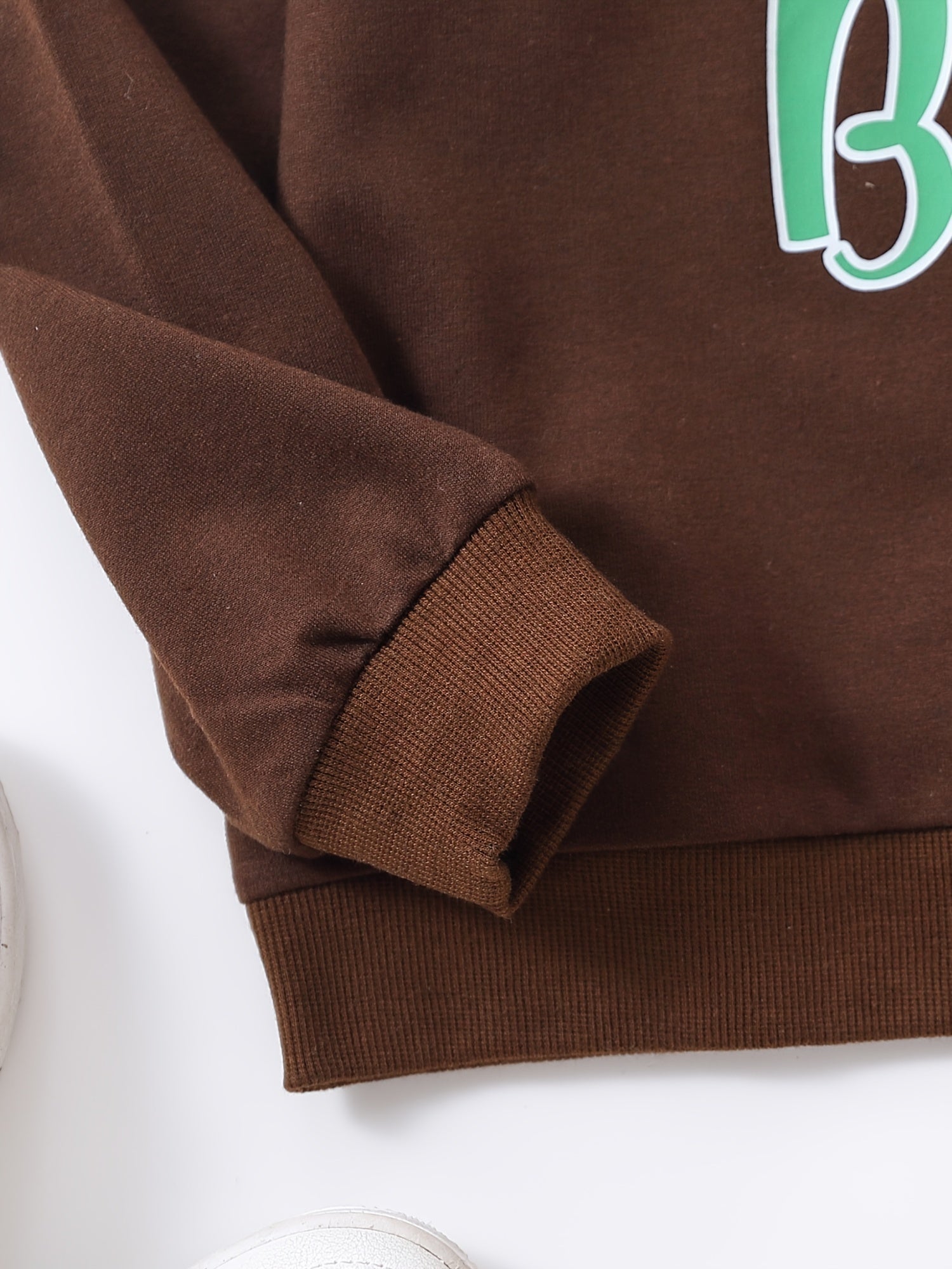Kids Boys Letter Daddy's Little Boy Long Sleeve Sweatshirt