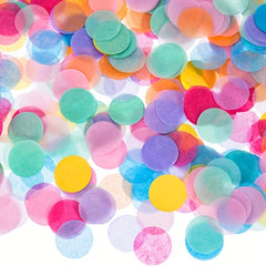 Colorful Round Confetti Pack - Wedding Birthday Christmas Party Decorations