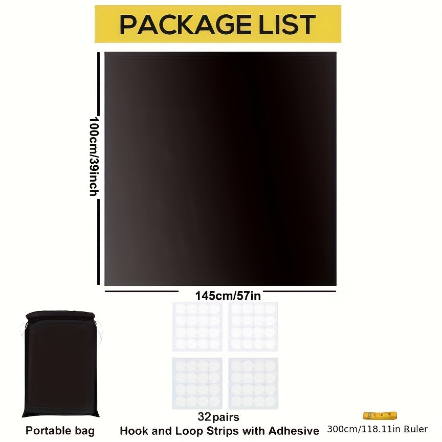 DIY Portable Travel Blackout Curtain - Home Decor
