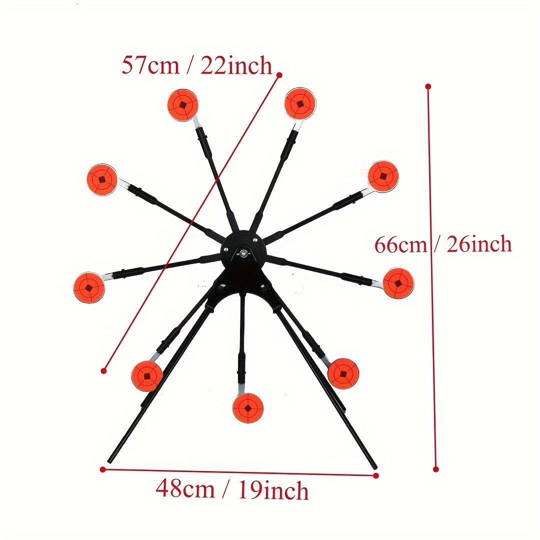 Metal Steel Resetting Targets with Shooting Spots - Outdoor Range Practice