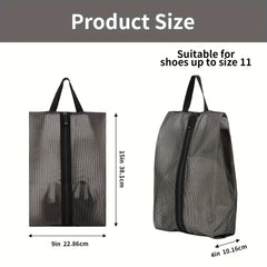 Waterproof Portable Shoe Storage Bag with Handle Zipper