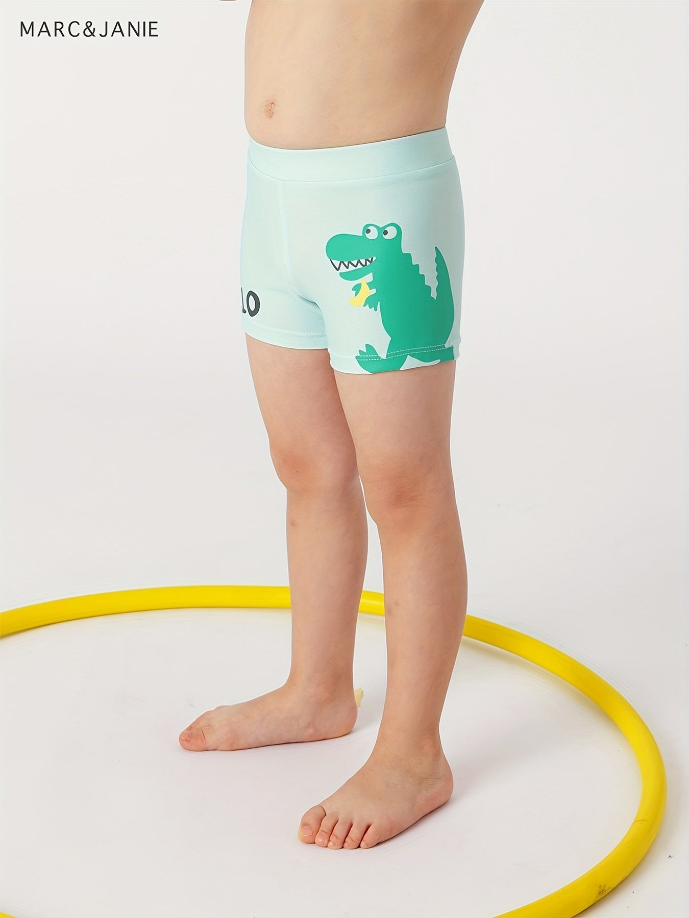 Boys Crocodile Graphic Swimming Shorts Kids Boxer Trunks Beach Shorts