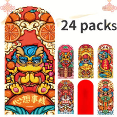 24pcs Chinese New Year Red Envelope Lucky Money Envelope