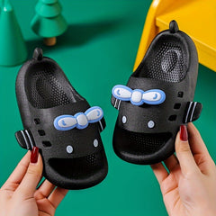 Cartoon Airplane Open Toe Slippers Boys Non Slip Lightweight