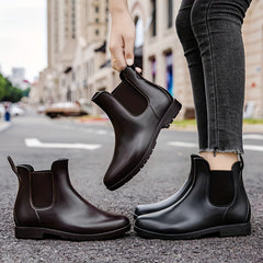 Women's Short Rain Boots Anti Slip Waterproof Rubber Garden Boots