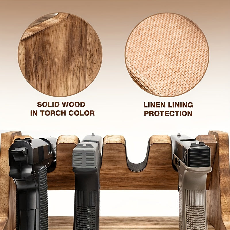 Solid Wood Rack with Drawer for Accessories Storage