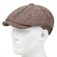 Men's Vintage Herringbone Beret