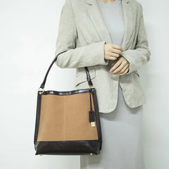 Scrub Patchwork Women Handbags Hobos Set Tote Bags with Purse Shoulder Bag