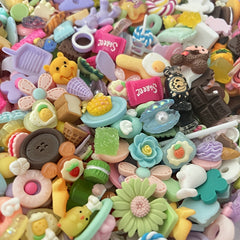 Resin Charms for DIY Phone Case Jewelry Hair Clip Crafts