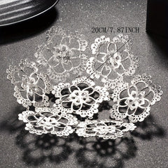 Silver & Gold Rhinestone Crown Hairband Wedding Bride Prince King Queen Crown