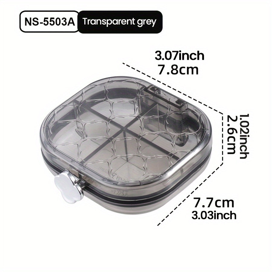 Portable 4 6 Compartment Organizer Box Waterproof & Moisture Proof