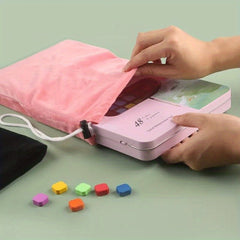 48 Colors Watercolor Paint Set in Pink Iron Box for Adults Beginners Kids