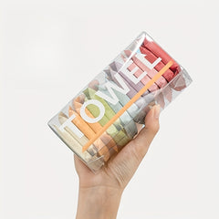 14pcs Portable Cotton Towels Soft Water Absorbent Compressed Towel for Camping