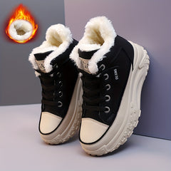 Women's Warm Medium Tube Sneakers Comfortable Casual Sport Shoes