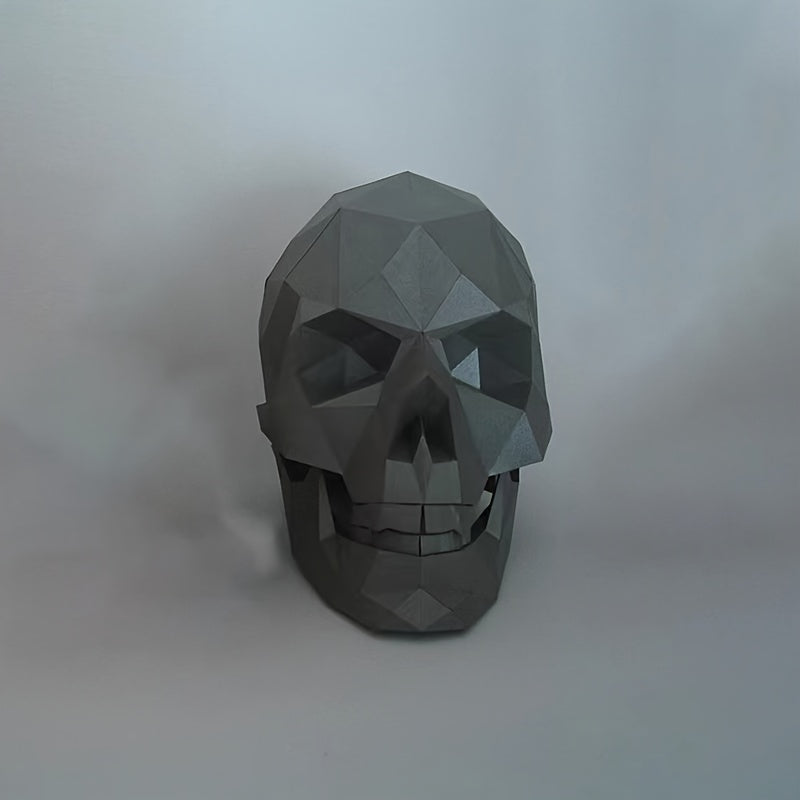 3D Skeleton Head Paper Model Medical Office Decoration