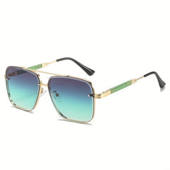 Aviator Sunglasses Gradient Metal Glasses Driving Beach UV400