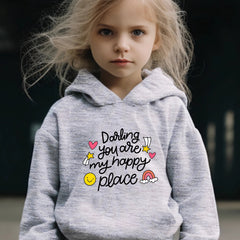 Happy Place Pattern Hoodie & Sweatpants Set