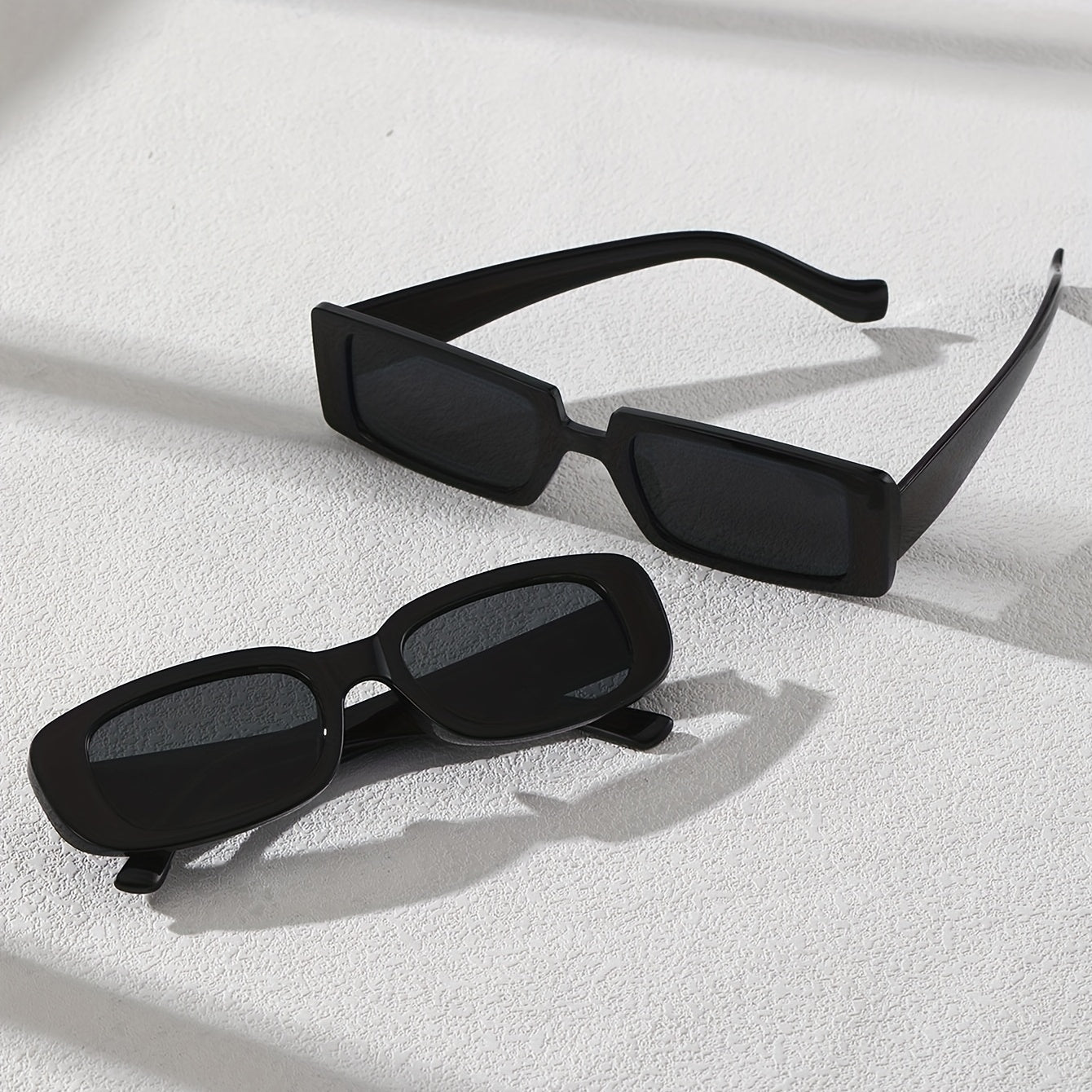 2pcs Men's Small Frame Sports Sunglasses UV Protection