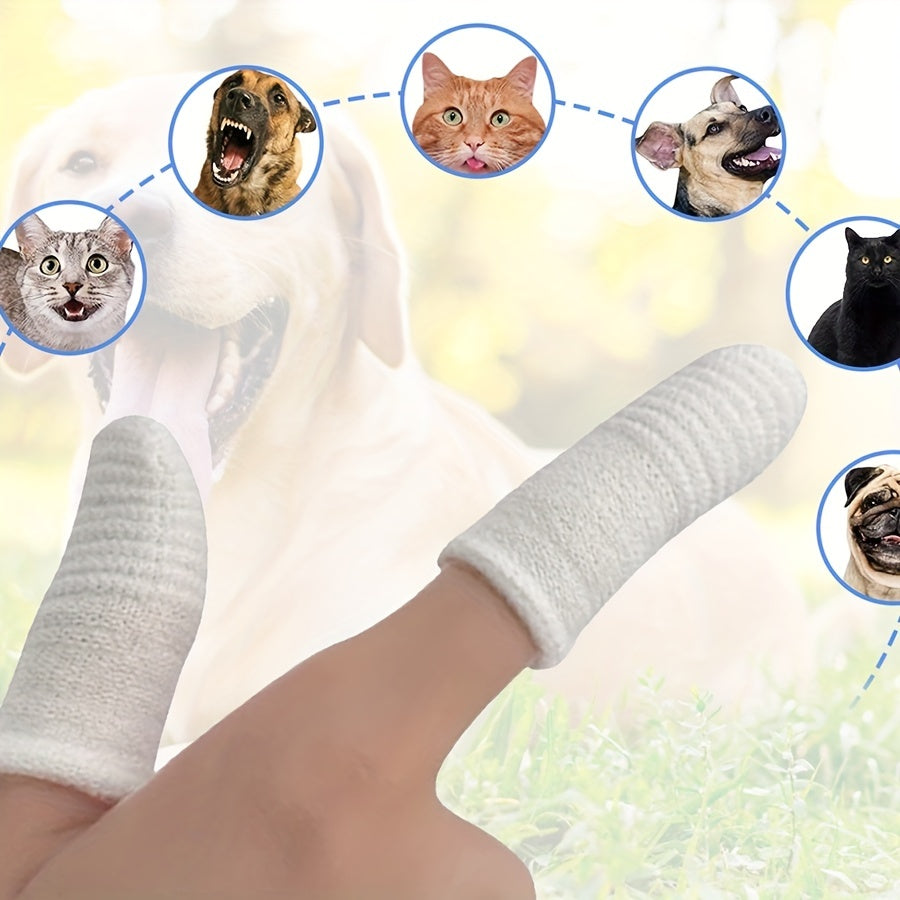 Pet Tooth Brushing Finger Set Dog Teeth Oral Cleaning Tool