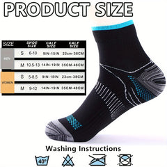 Men's Mid Crew Sport Socks - Moisture Wicking and Comfortable