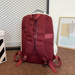 Casual Student Bag Large Capacity Backpack With Pendant