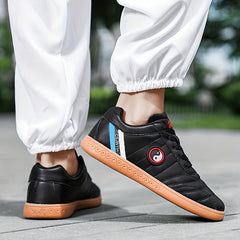 Women's Faux Leather Skate Shoes Lightweight Flat Sport Shoes