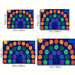 Elementary Children's Classroom Seating Rug Machine Washable Area Rug