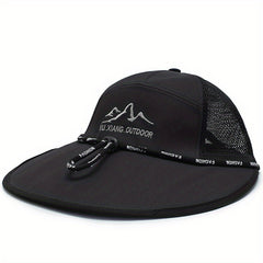 Adjustable Summer Casual Mens Peaked Cap with Letter Embroidery