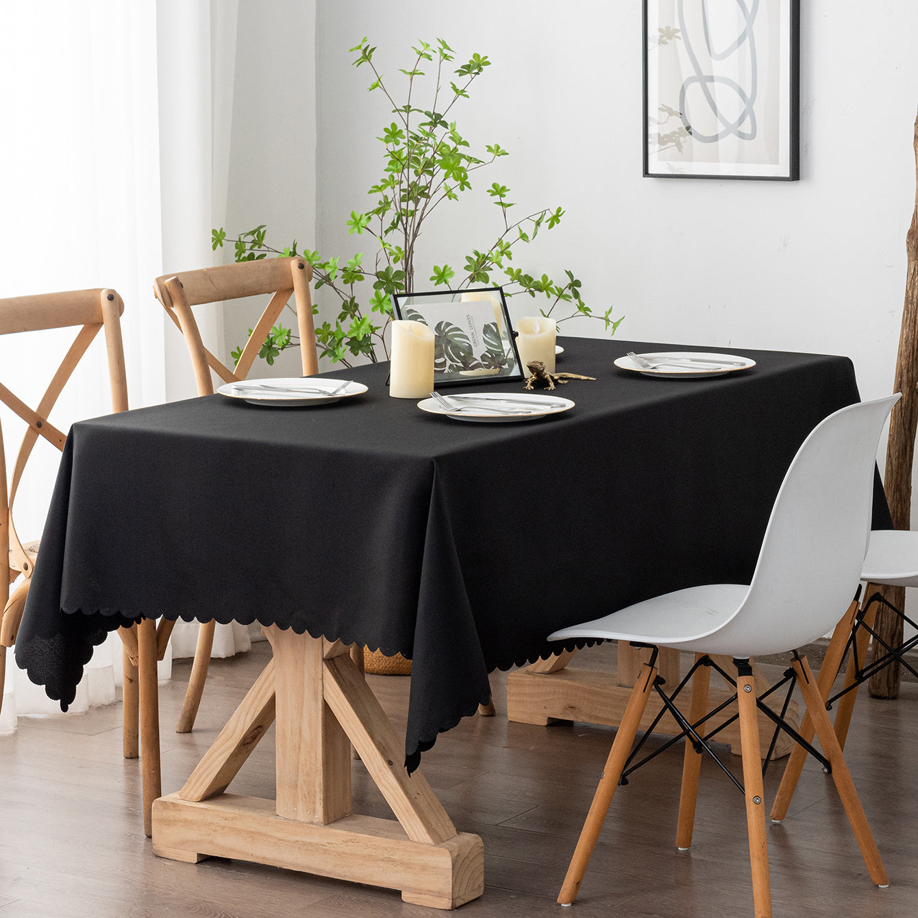 Stain Resistant Tablecloth - Indoor/Outdoor Use