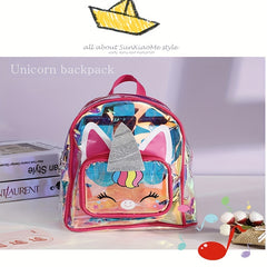 Kids Transparent Travel Backpack Shoulder Bag