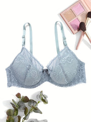 Lace Push Up Bra Comfy & Breathable Everyday Women's Lingerie