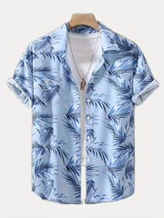Hawaiian Style Men's Short Sleeve Button Up Casual Shirts