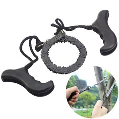Pocket Survival Chainsaw Manual Rope Saw Cutting Blades For Wood Cutting