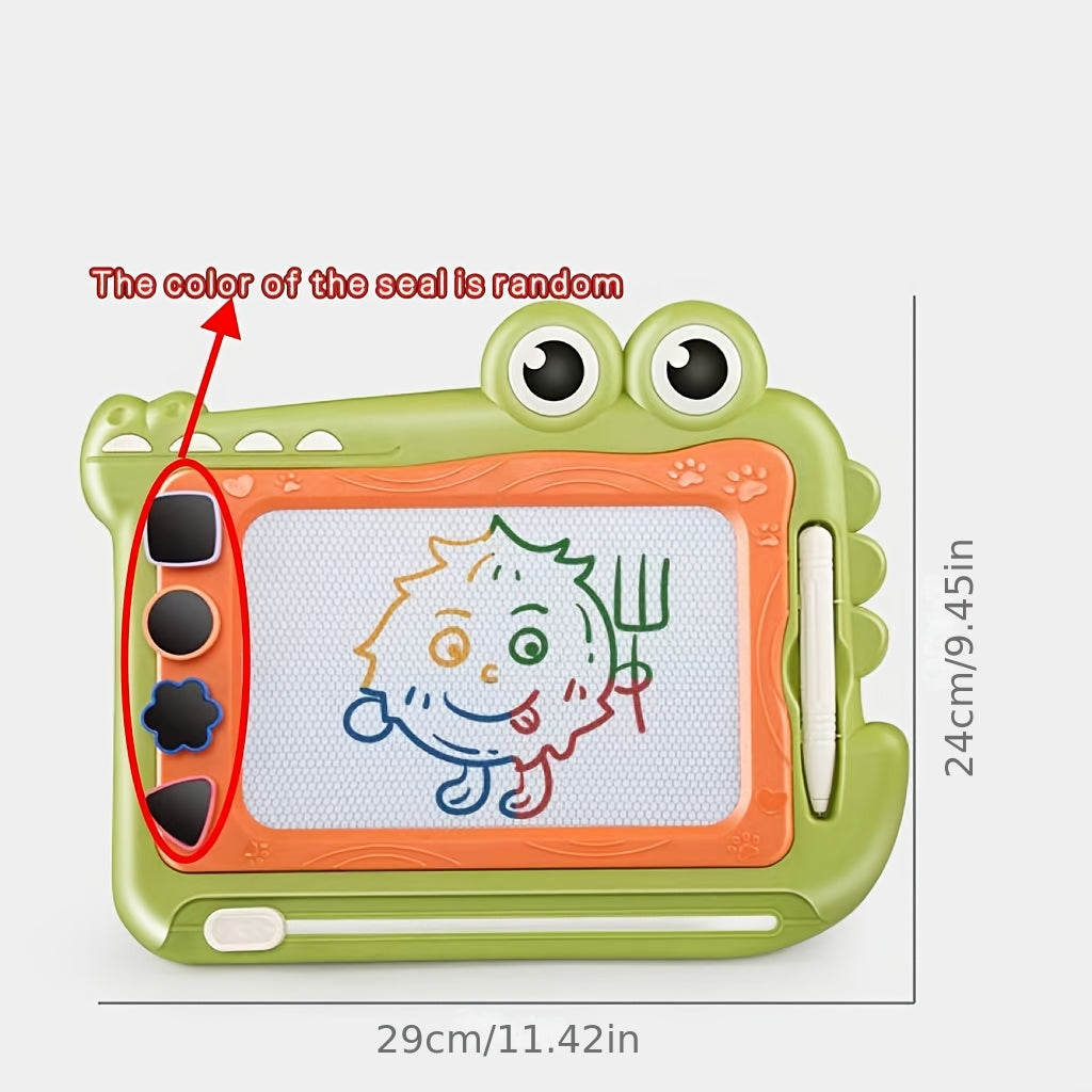 Alligator Pattern Magnetic Drawing Board Stylus Doodle Pad