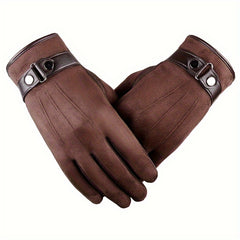 Winter Motorcycle Riding Gloves Touch Screen Windproof Warm Gloves