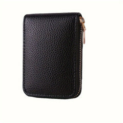 Men's PU Leather Card Case Coin Cards Holder Bag
