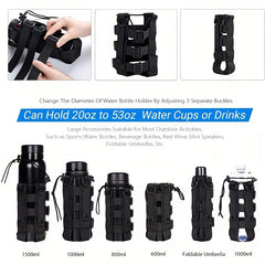 Water Bottle Pouch Holder Bag for Outdoor Sports Travel Hiking