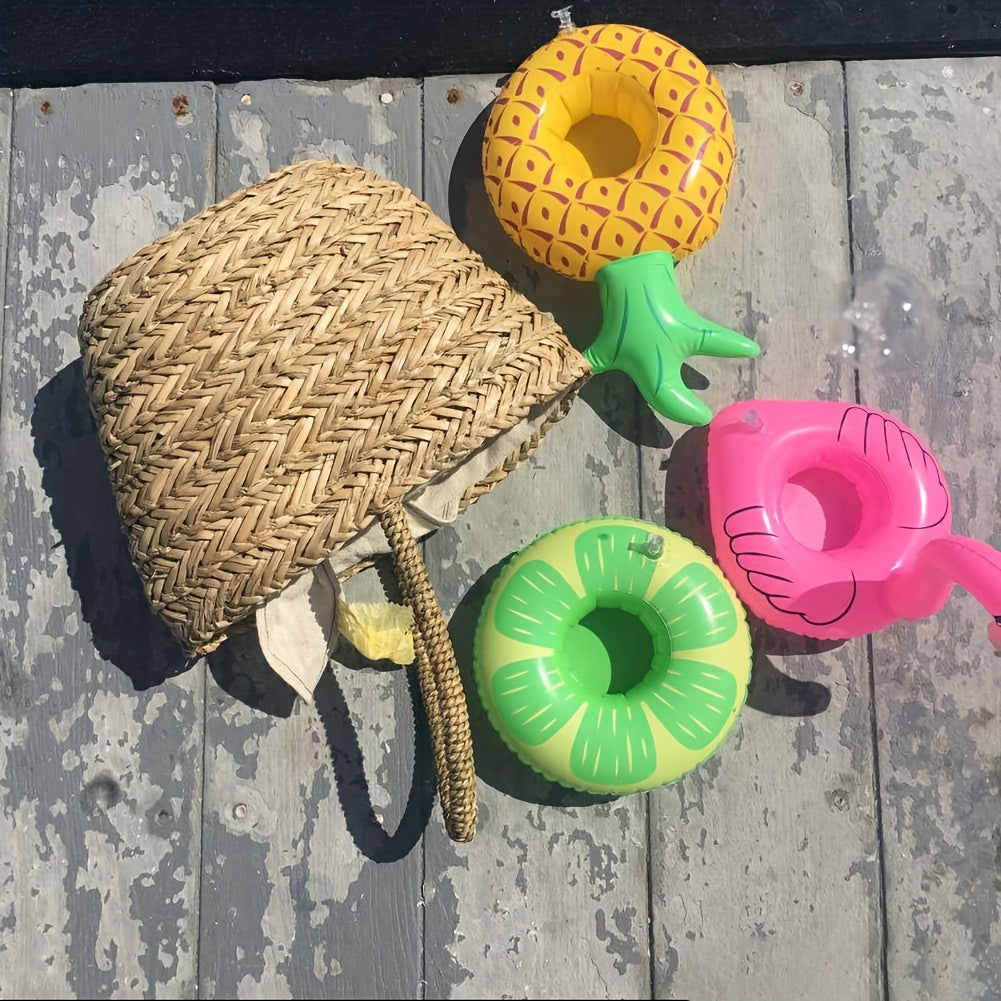 3pcs Inflatable Water Coaster Drink Cup Holder for Pool Party