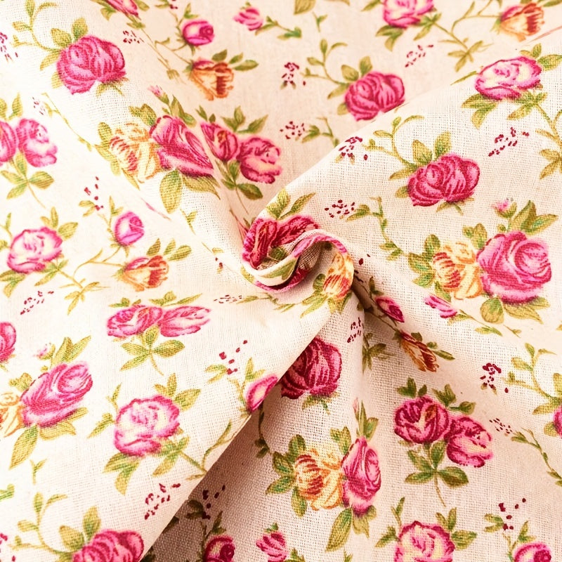 Cotton Linen Fabric Sewing Patchwork Tablecloth 19.6x27.5in