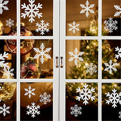 One Sheet Snowflake Window Sticker Christmas Wall Stickers for Home