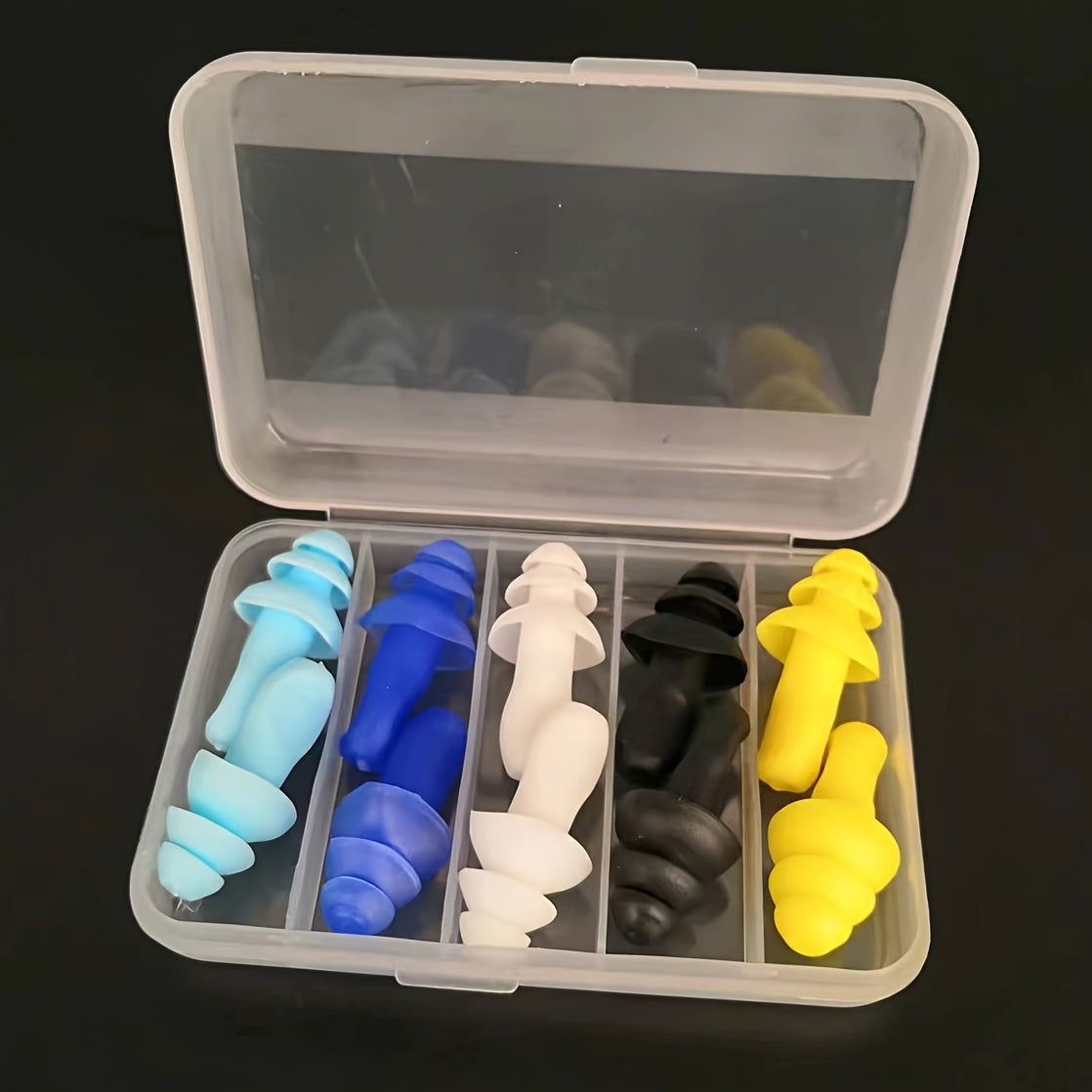 5 Pairs Tree Shape Ear Plugs for Noise Reduction Sleeping