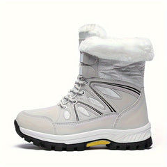 Women's Faux Fur Lined Snow Boots Insulated Outdoor Shoes